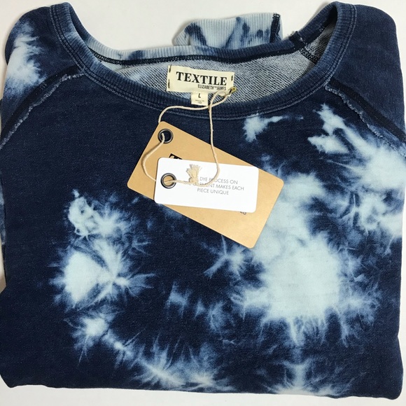 BNWT Textile Elizabeth and James Tie Dye sweatshirt L - Picture 5 of 6